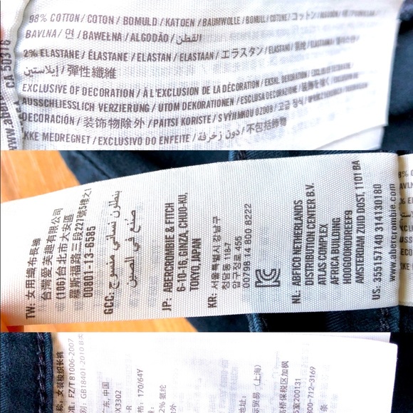 Hollister Skinny Jeans Size 26 3R Dark Blue - Picture 5 of 11